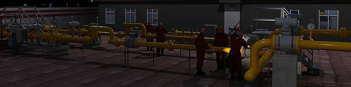 中石油施工事故工地现场还原三维动画制作