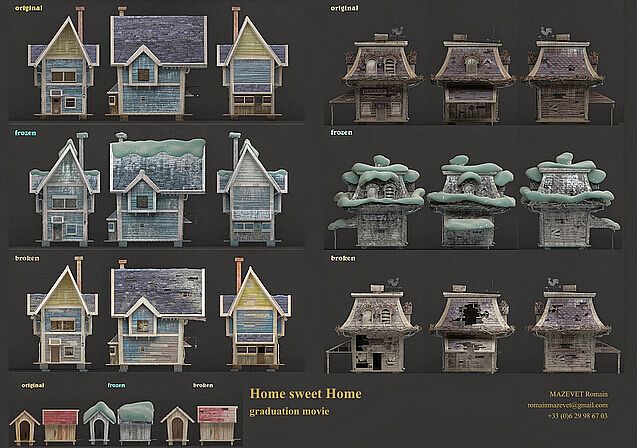 3D��ɻ�ʷʫ������Home Sweet Home��