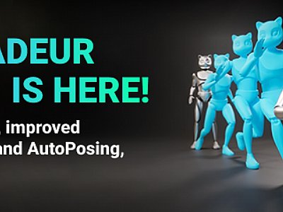 AI角色三维动画制作工具 Cascadeur 2025.1 版本新功能和改进